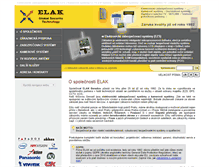 Tablet Screenshot of elak.cz